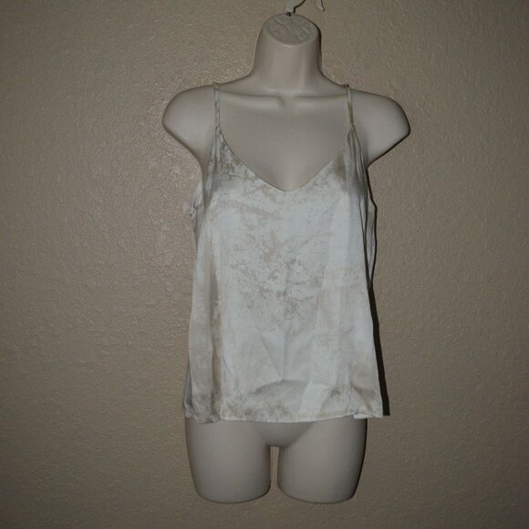 NWOT $957 Sz XS Avant Toi Marmo Effect Silk Long Sleeve Blouse w/ Camisole - Picture 2 of 9